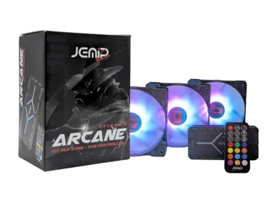 VENTILADOR JEMIP ARCANE KIT 3 EN 1+HUB+CONTROL REMOTO